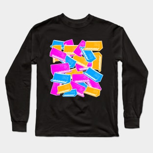 Korg MS20 Synth Collage Art Long Sleeve T-Shirt